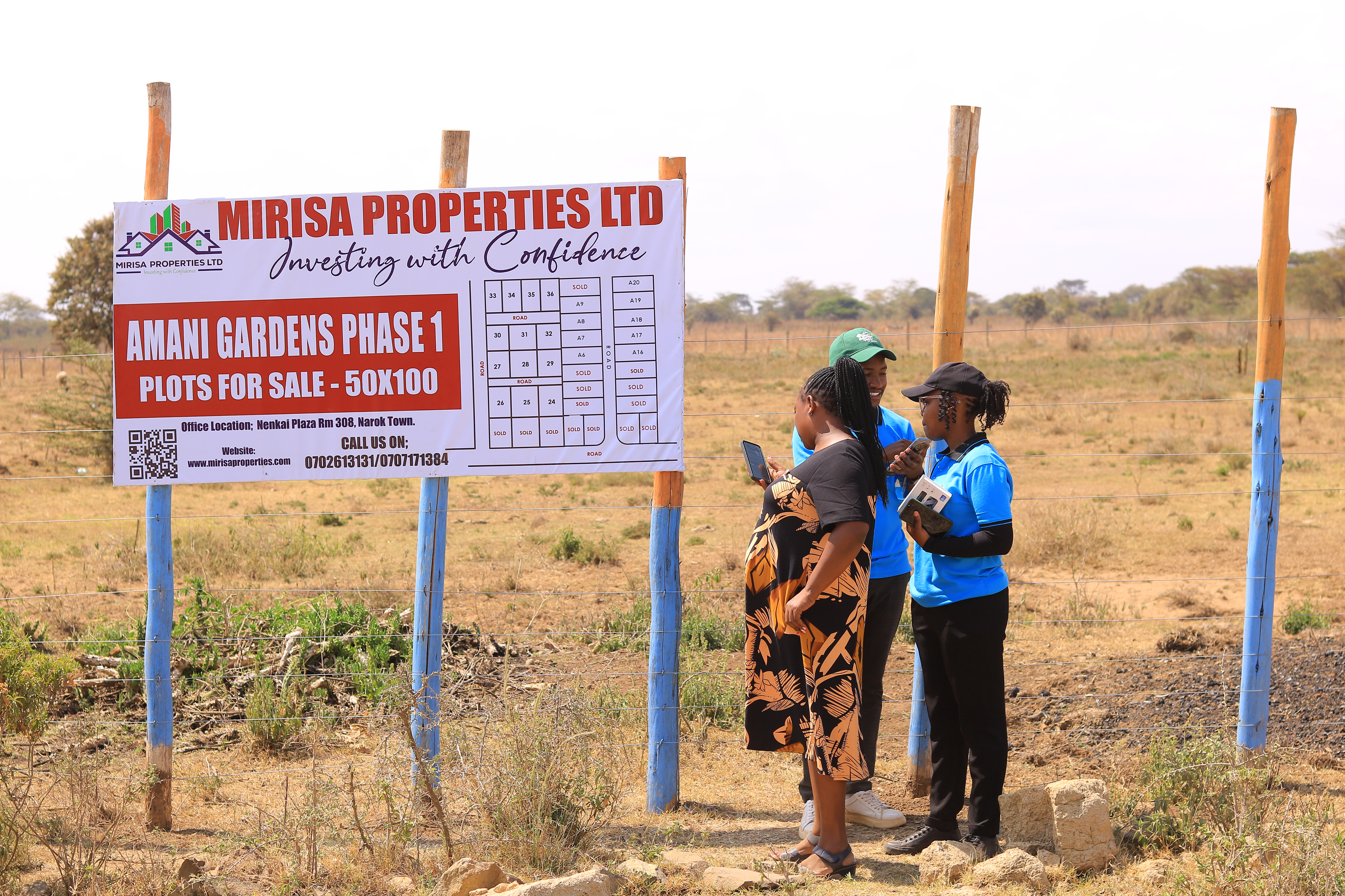 Amani Gardens Phase 1 plot view Narok